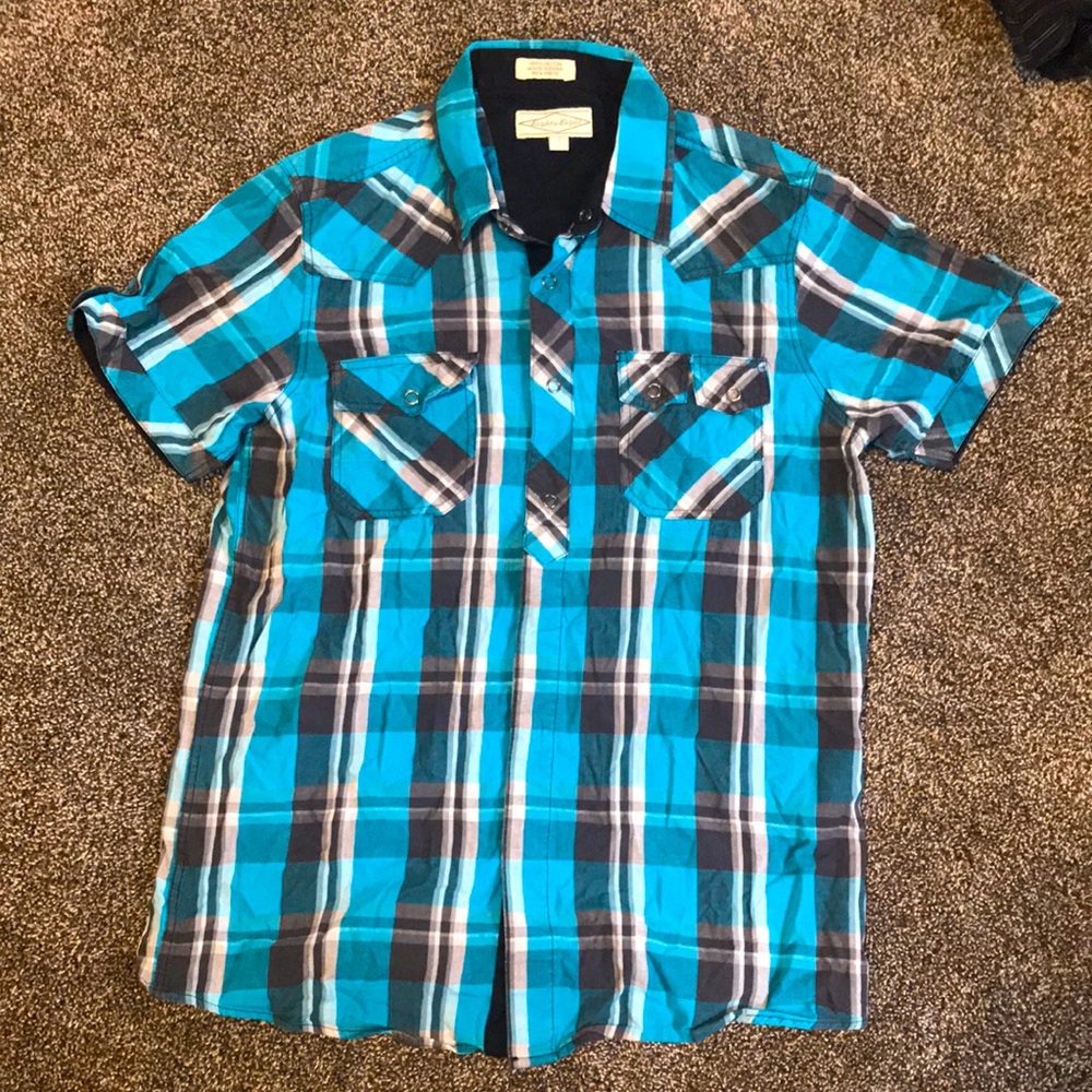 Plaid button up